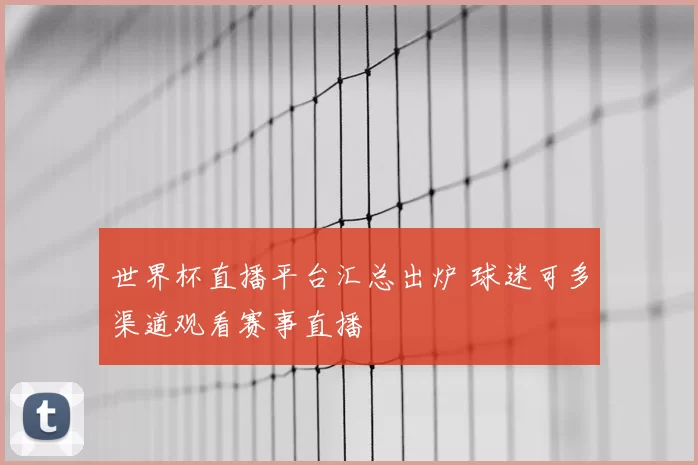 世界杯直播平台汇总出炉 球迷可多渠道观看赛事直播